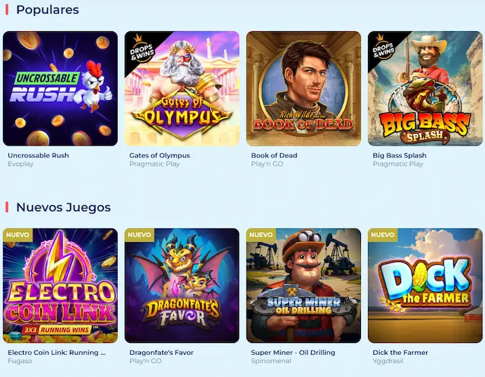 CrabSlots Casino spiele