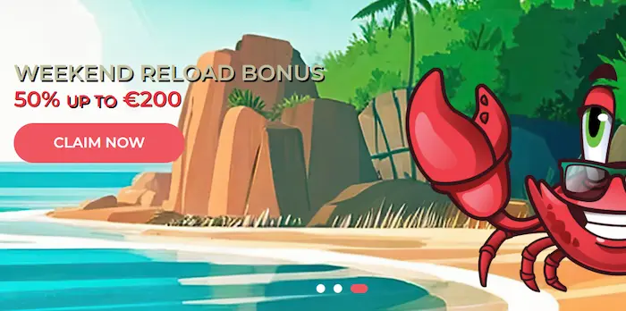 CrabSlots Casino bonus